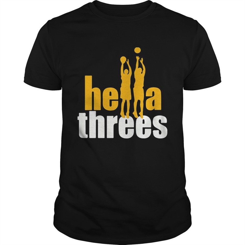 hot-hella-threes-golden-state-warriors-basketball-shirt-m24lv23i Hot Hella Threes Golden State Warriors Basketball Shirt