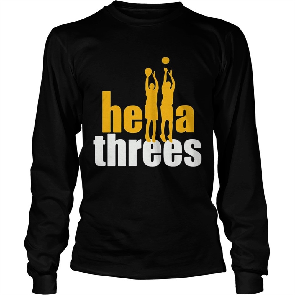 hot-hella-threes-golden-state-warriors-basketball-shirt-m24lv23i Hot Hella Threes Golden State Warriors Basketball Shirt