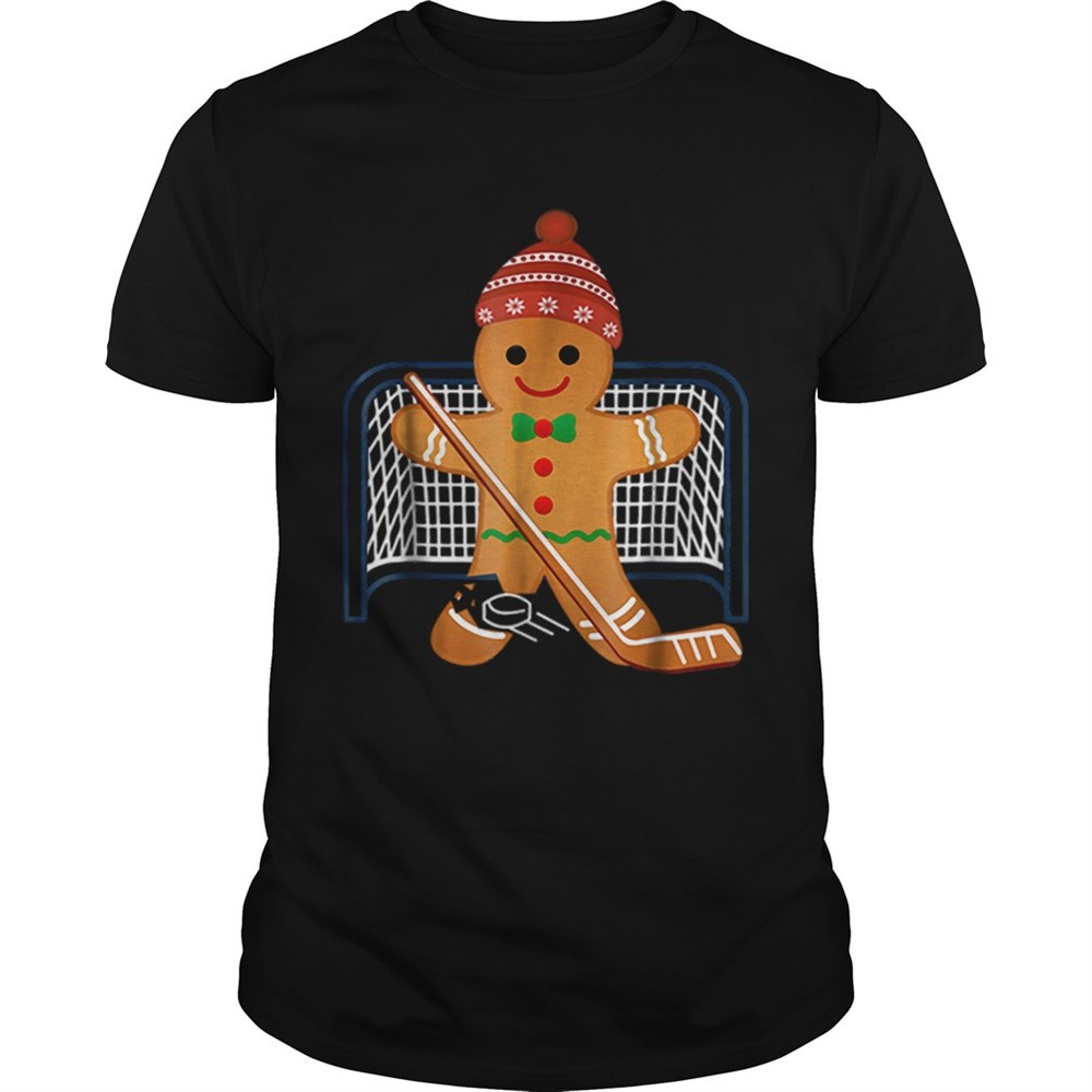 hot-hockey-goalie-funny-christmas-gingerbread-man-goalie-shirt-bqlq2f70 Hot Hockey Goalie Funny Christmas Gingerbread Man Goalie shirt