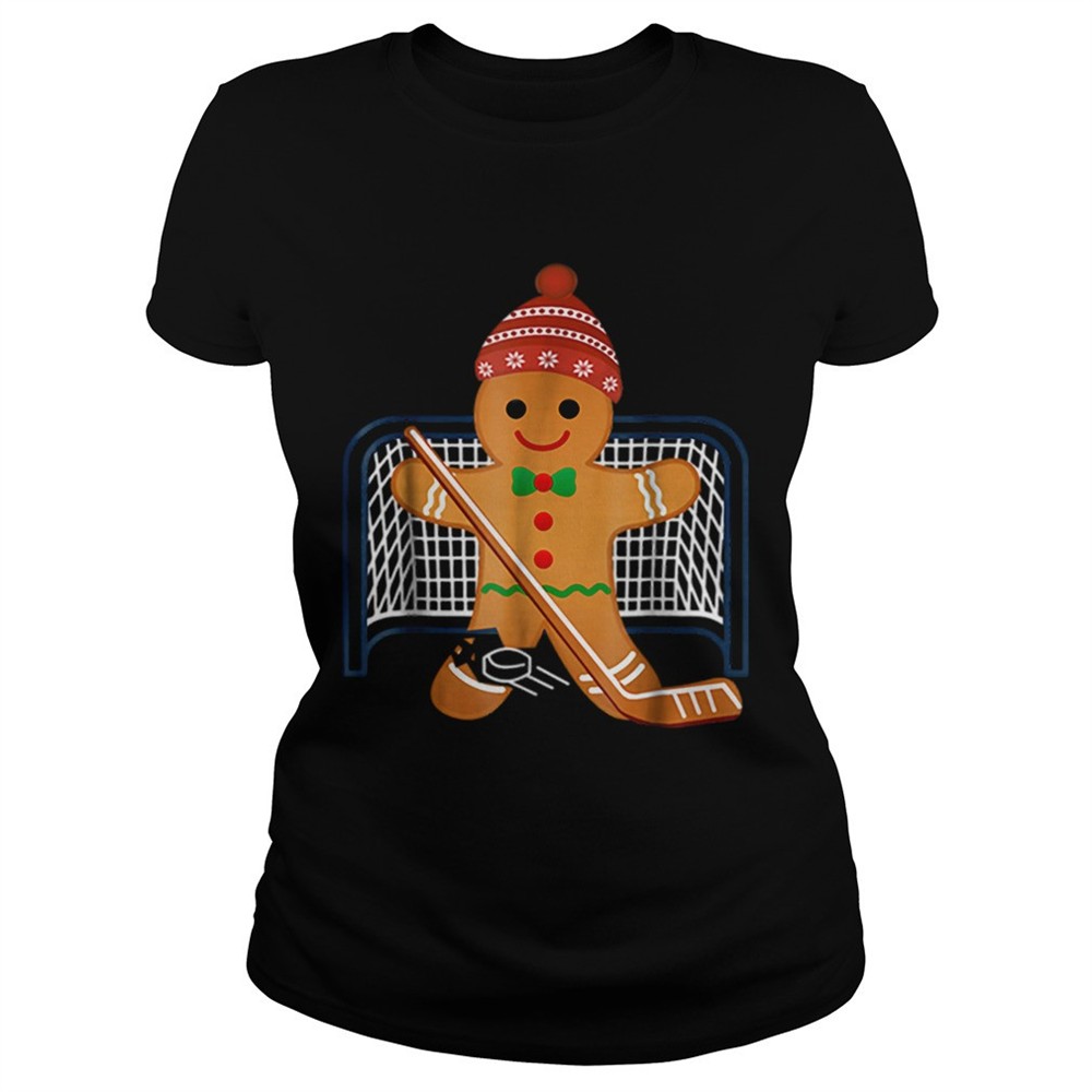hot-hockey-goalie-funny-christmas-gingerbread-man-goalie-shirt-bqlq2f70 Hot Hockey Goalie Funny Christmas Gingerbread Man Goalie shirt