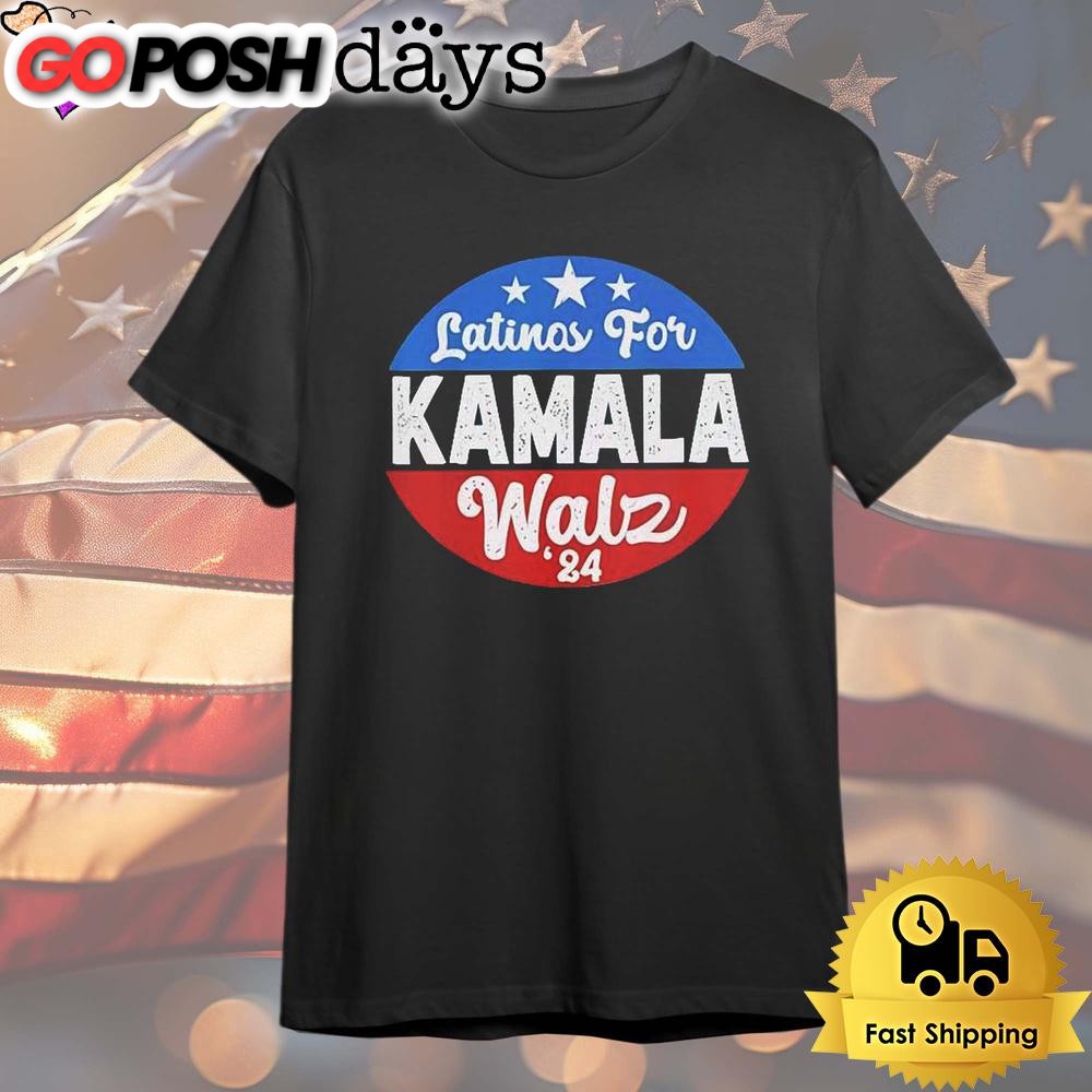 Hot Latinos For Harris Walz 2024 Kamala America Election T Shirt