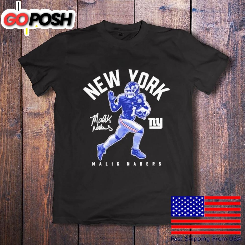 Hot Malik Nabers New York Giants Stiff Arm 2025 T-Shirt