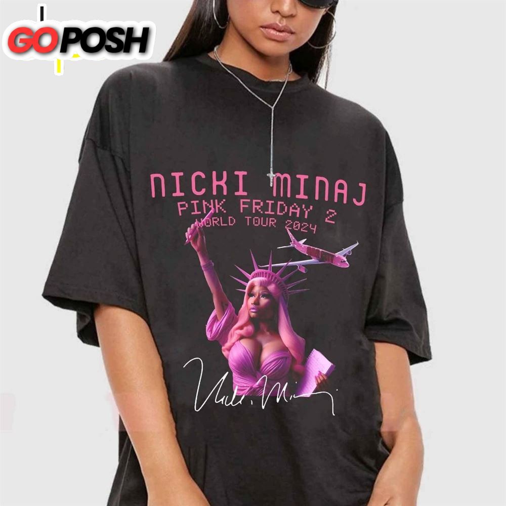 Hot Nicki Minaj Tour 2025 Nicki Minaj Rapper 90s Unisex T-Shirt