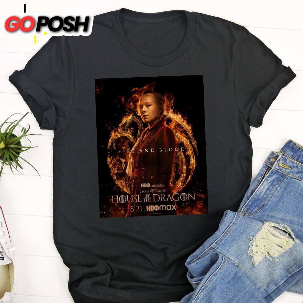House Of The Dragon Character Posters Tshirt