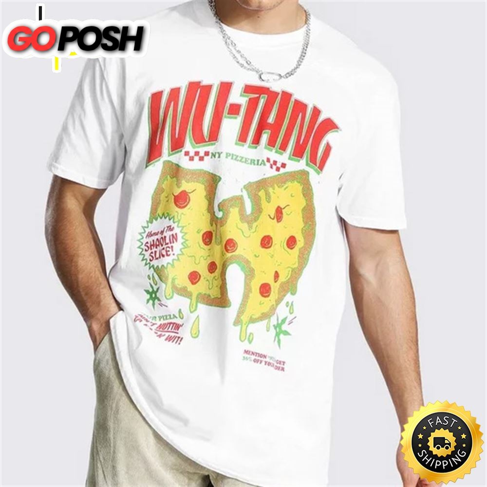 House The Shaolin Slice Wu-Tang Ny Pizzeria T-Shirt