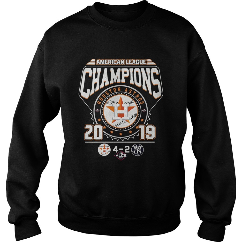 Houston Astros 4 2 New York Yankees American League Champions 2019 shirt