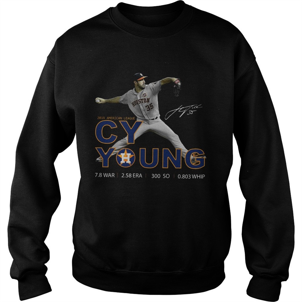 Houston Astros Cy Young 2019 American League Signature shirt