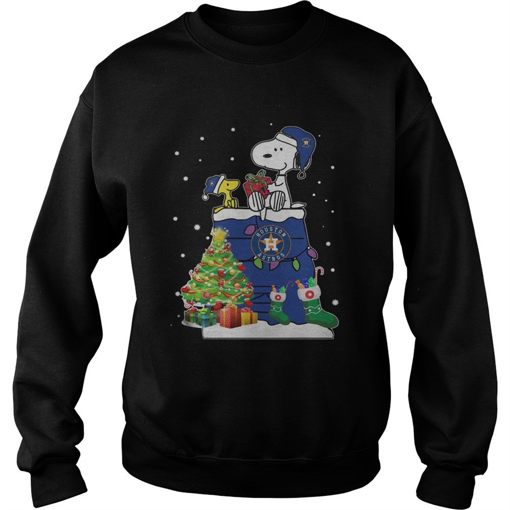 Houston Astros Snoopy And Woodstock Christmas shirt