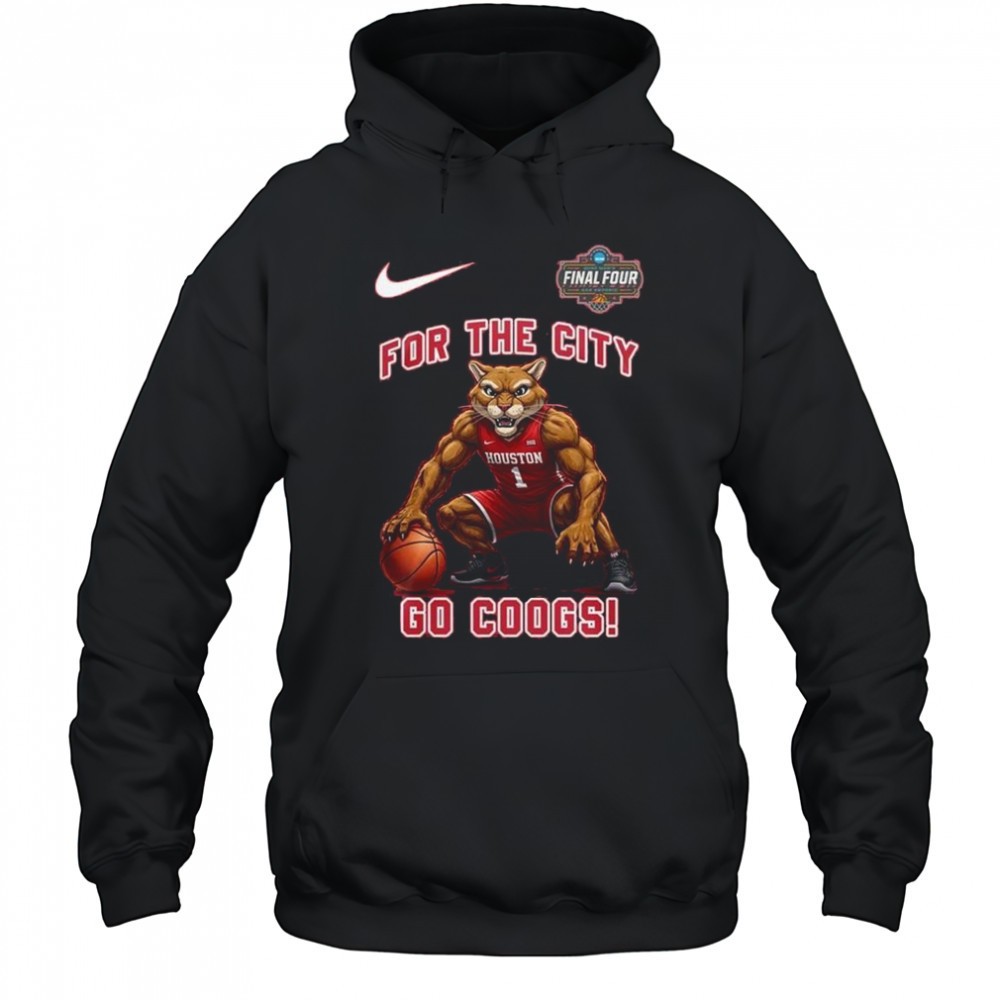 Houston Cougars For The City Go Coogs Mens College Basketball Champions 2025 Shirt