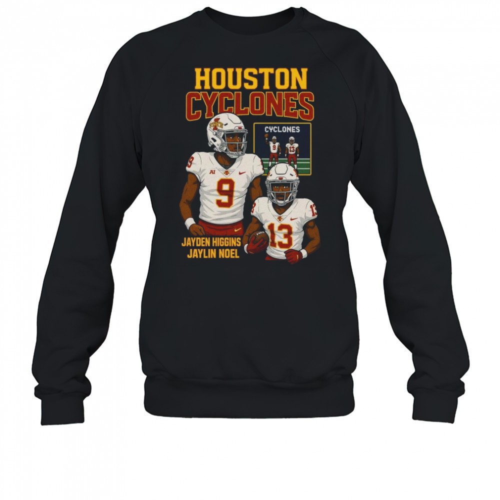 houston-cyclones-jayden-higgins-and-jaylin-noel-nfl-draft-2025-caricatures-t-shi-x2a2bjbr Houston Cyclones Jayden Higgins And Jaylin Noel NFL Draft 2025 Caricatures t-shirt