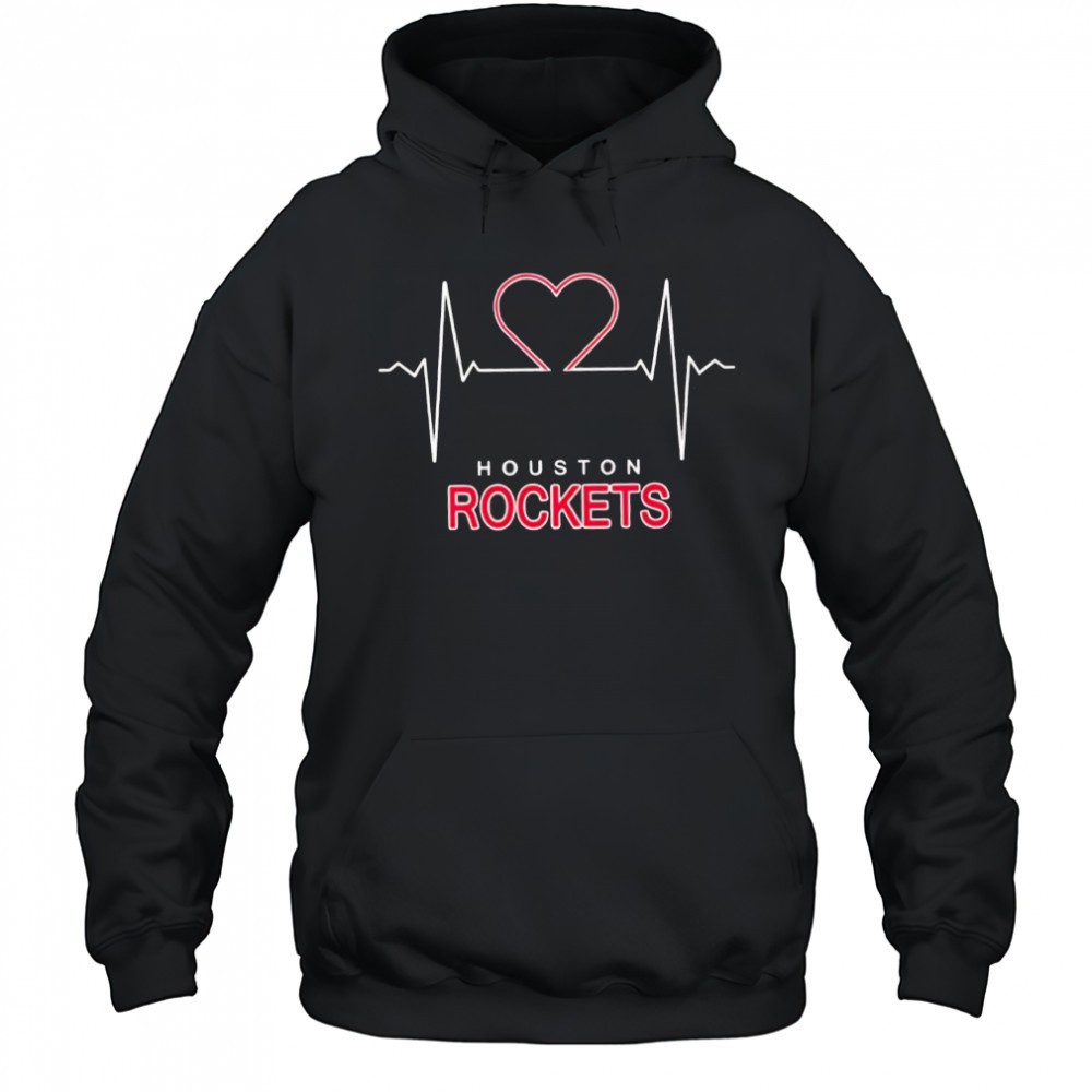 Houston Rockets Basketball Heartbeat ladies graphic shirt