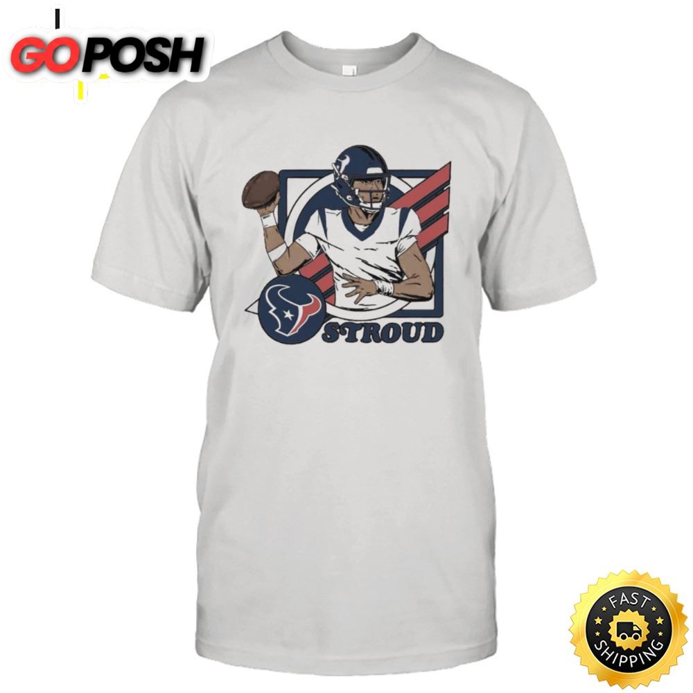 Houston Texans C.J. Stroud 2025 Nfl Draft First Round Pick Caricature Shirt