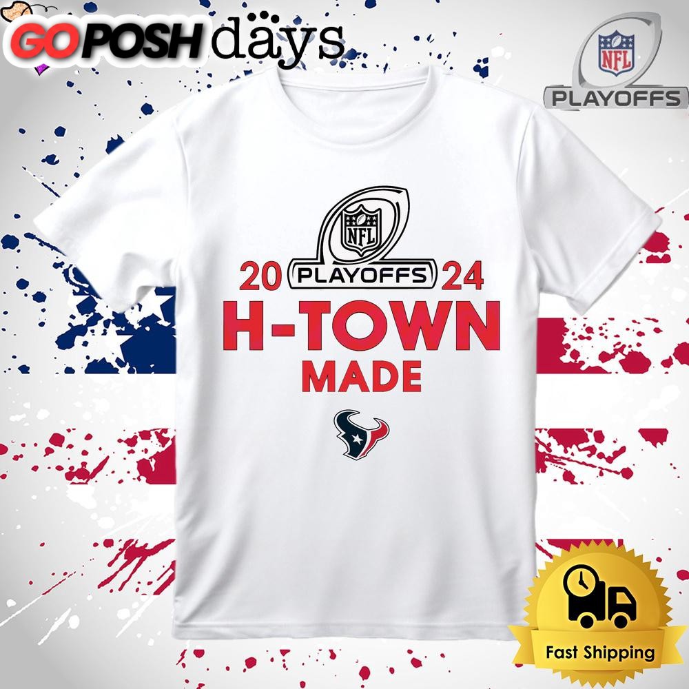 Houston Texans H Town Made Playoffs 2024 T Shirt