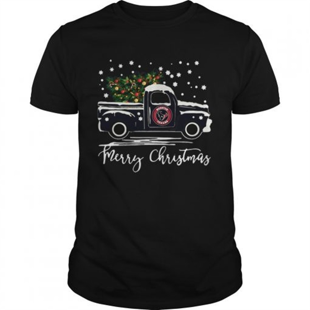 houston-texans-pickup-truck-merry-christmas-shirt-6pzaipdz Houston Texans pickup truck Merry Christmas shirt