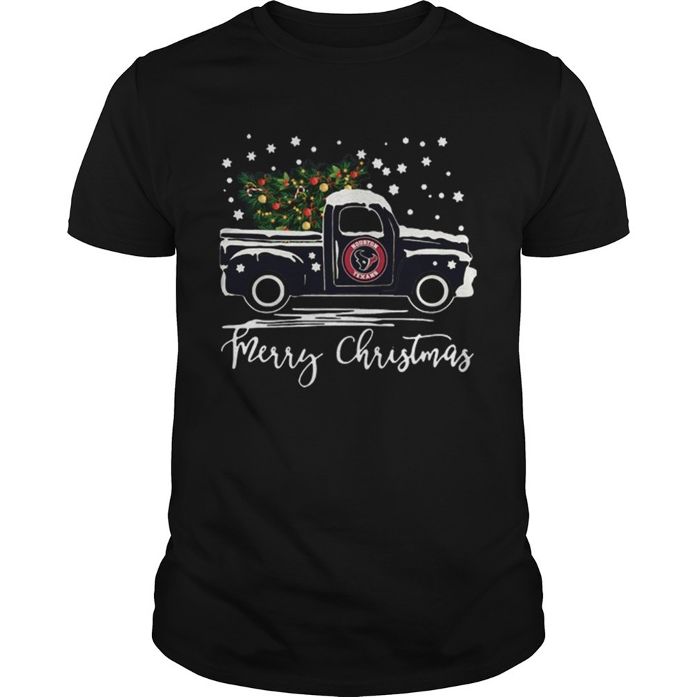 houston-texans-pickup-truck-merry-christmas-shirt-6pzaipdz Houston Texans pickup truck Merry Christmas shirt