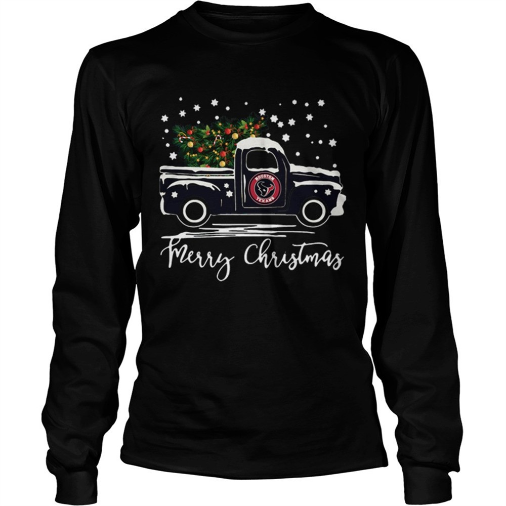 houston-texans-pickup-truck-merry-christmas-shirt-6pzaipdz Houston Texans pickup truck Merry Christmas shirt