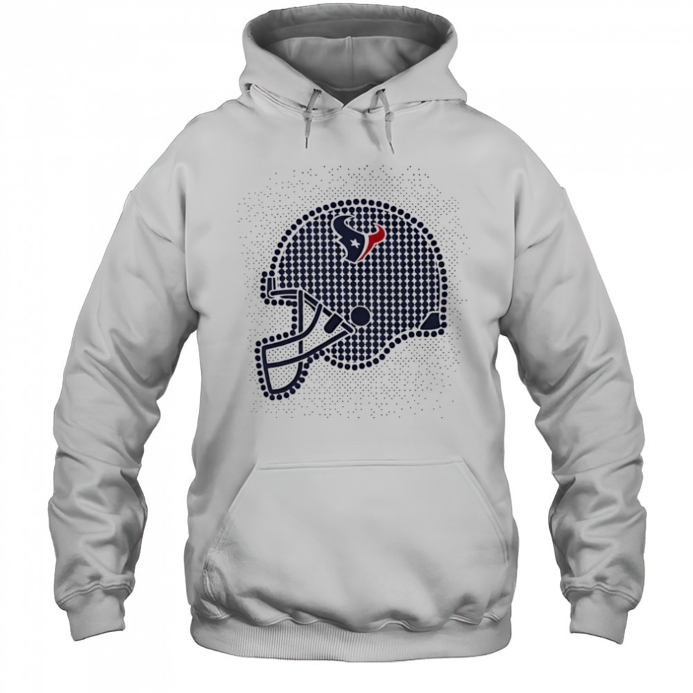 Houston Texans polka dots helmet shirt