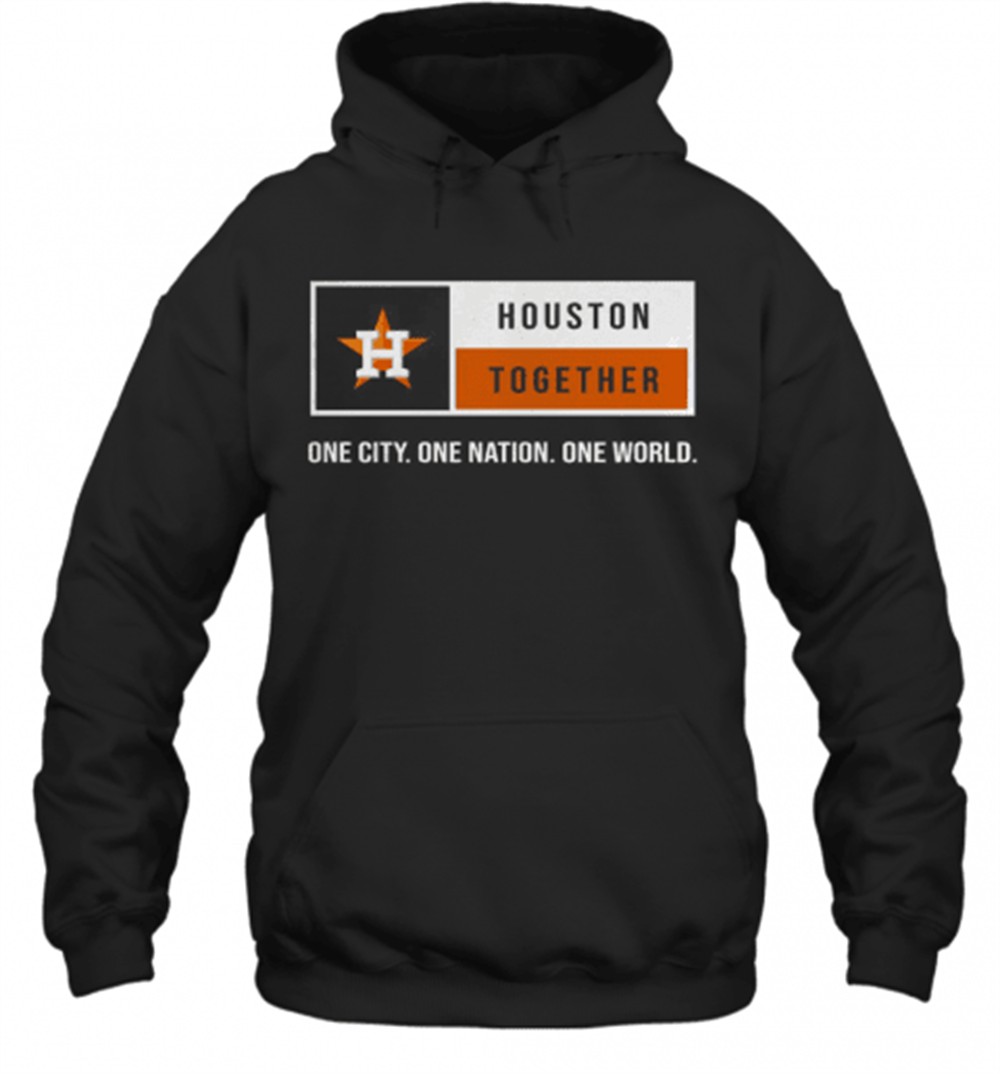 Houston Together One City One Nation One World Astros T-Shirt