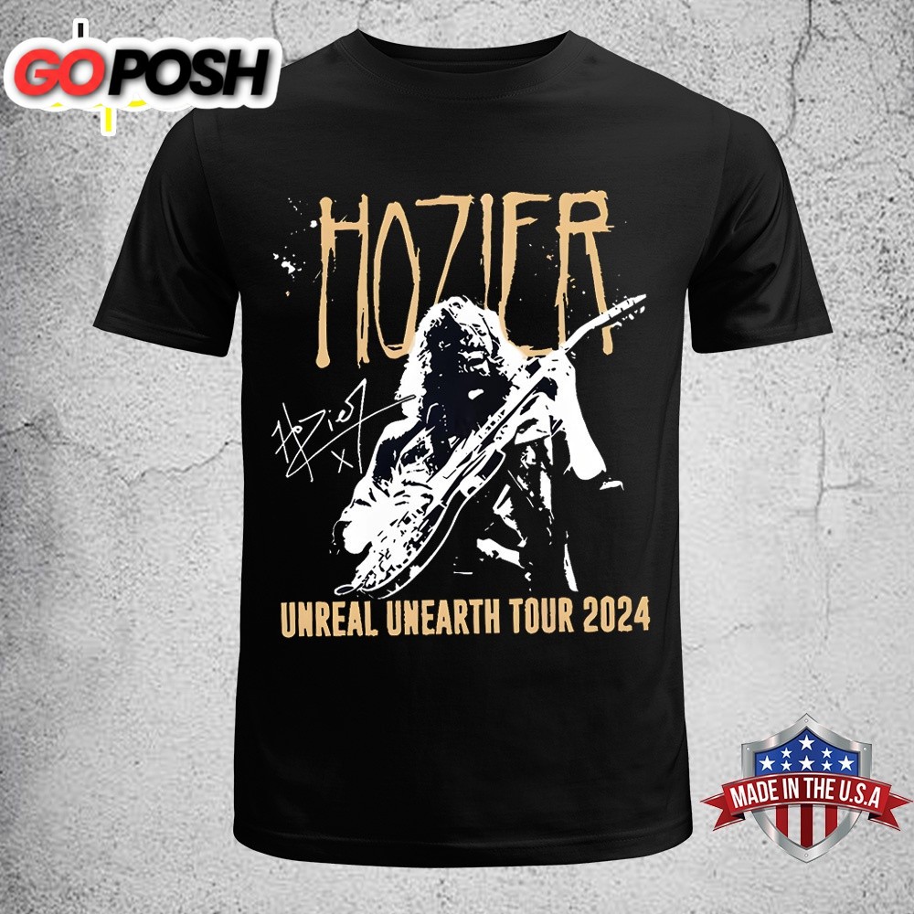 Hozier Unreal Unearth Tour 2025 Music Unisex T-shirt