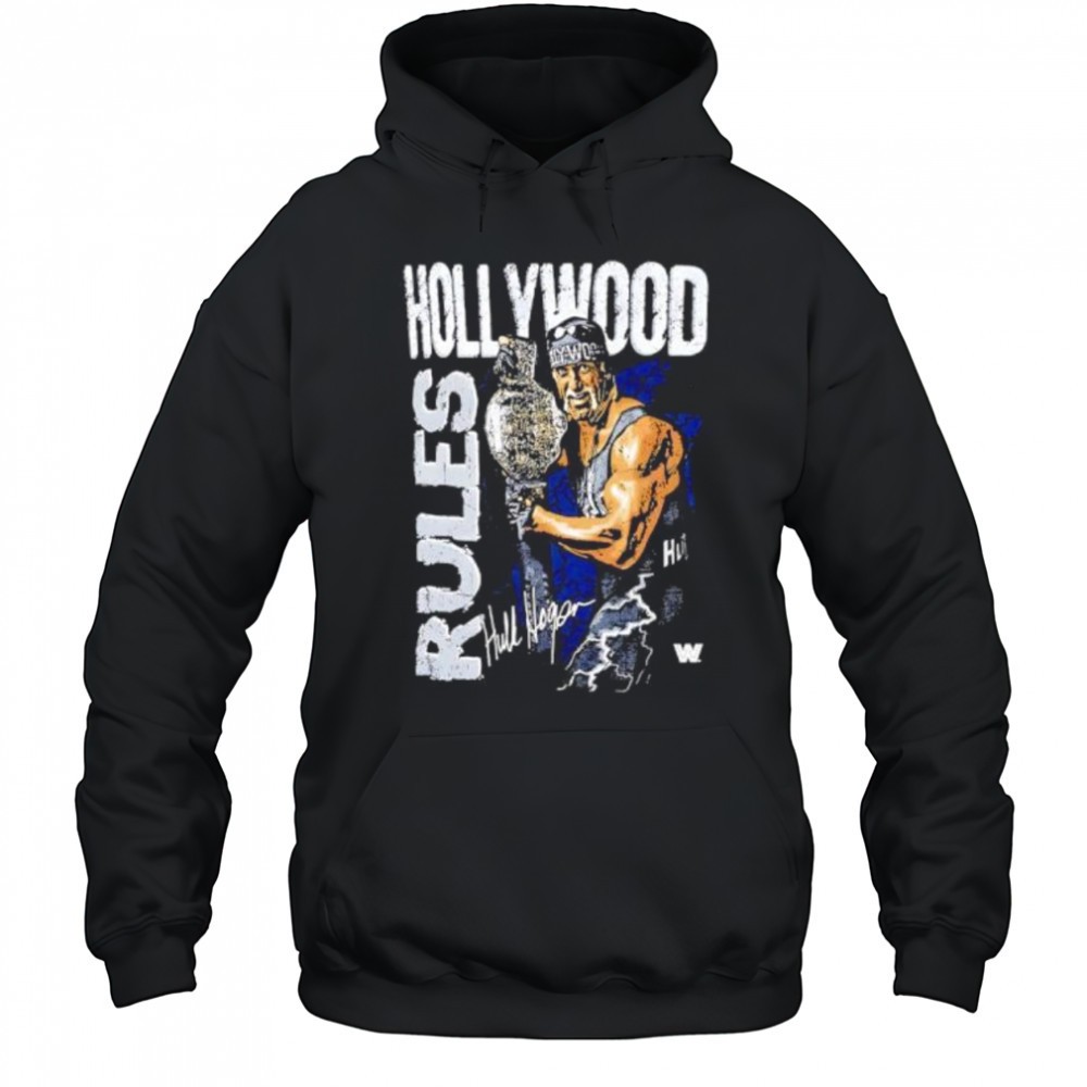 Hulk Hogan Hollywood Rules signature shirt