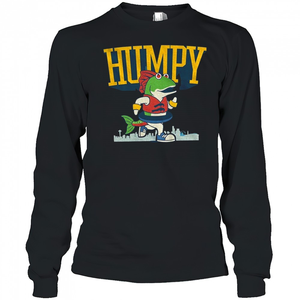 humpy-the-salmon-running-seattle-mariners-mlb-baseball-2025-shirt-etam902u Humpy the Salmon running Seattle Mariners MLB baseball 2025 shirt