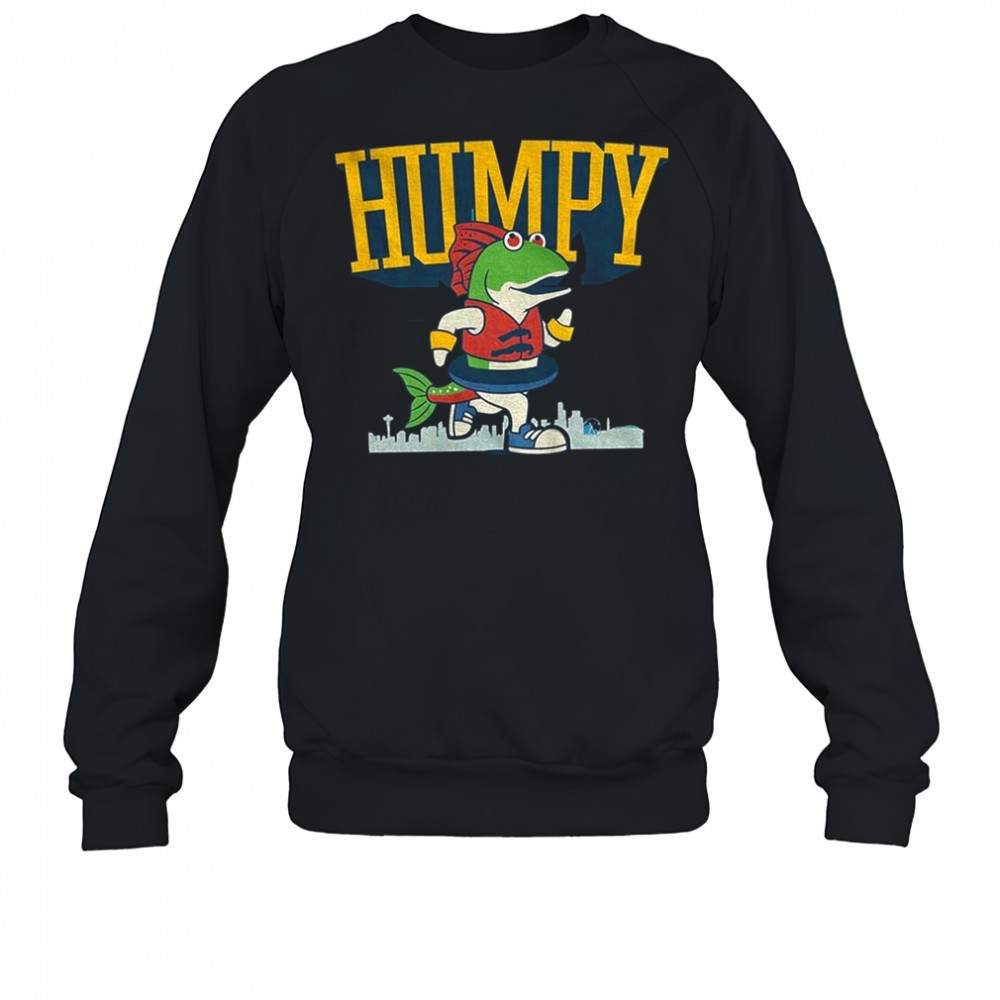 humpy-the-salmon-running-seattle-mariners-mlb-baseball-2025-shirt-etam902u Humpy the Salmon running Seattle Mariners MLB baseball 2025 shirt