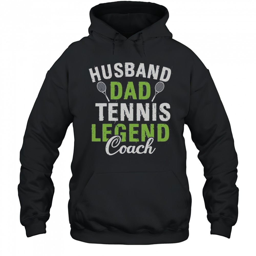 Husband Dad Tennis Legend Coach T-Shirt