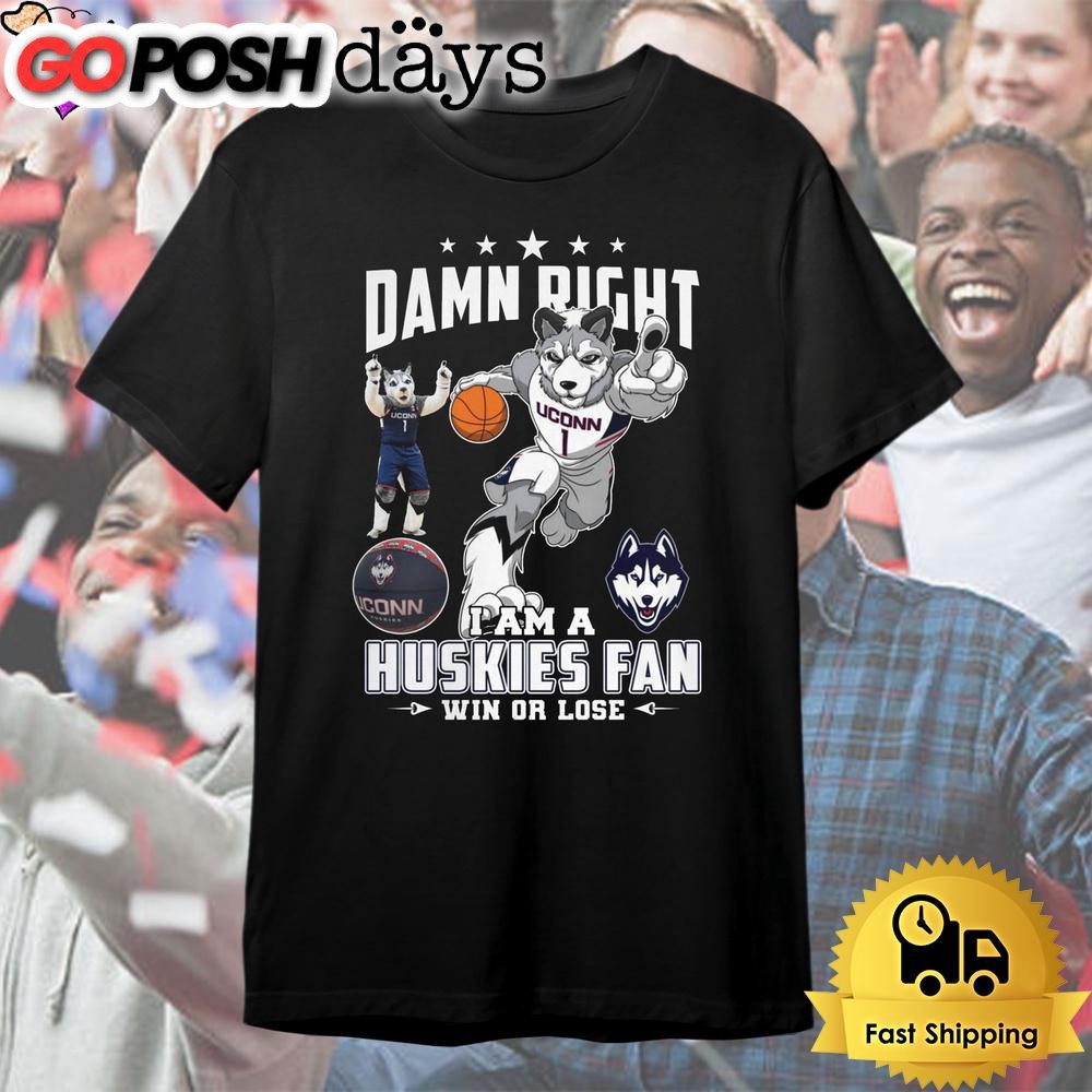 I Am A Uconn Huskies basketball Fan Win Or Lose T Shirt