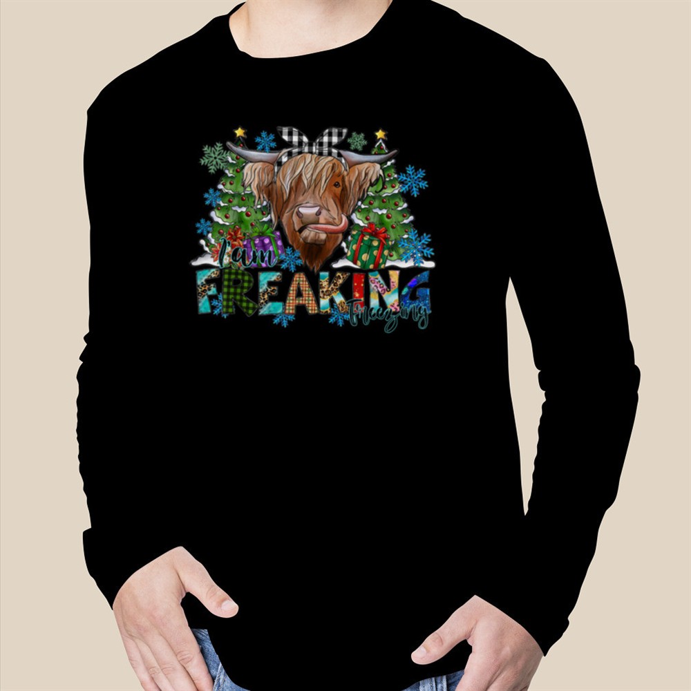 i-am-freaking-freezing-christmas-highland-cow-christmas-tree-t-shirt-b0bnpr1yfd-jcxblxy3 I Am Freaking Freezing Christmas Highland Cow Christmas Tree T-Shirt B0BNPR1YFD