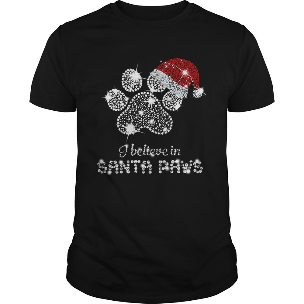 i-believe-in-santa-paws-diamond-christmas-shirt-00wpnixz I Believe In Santa Paws Diamond Christmas shirt