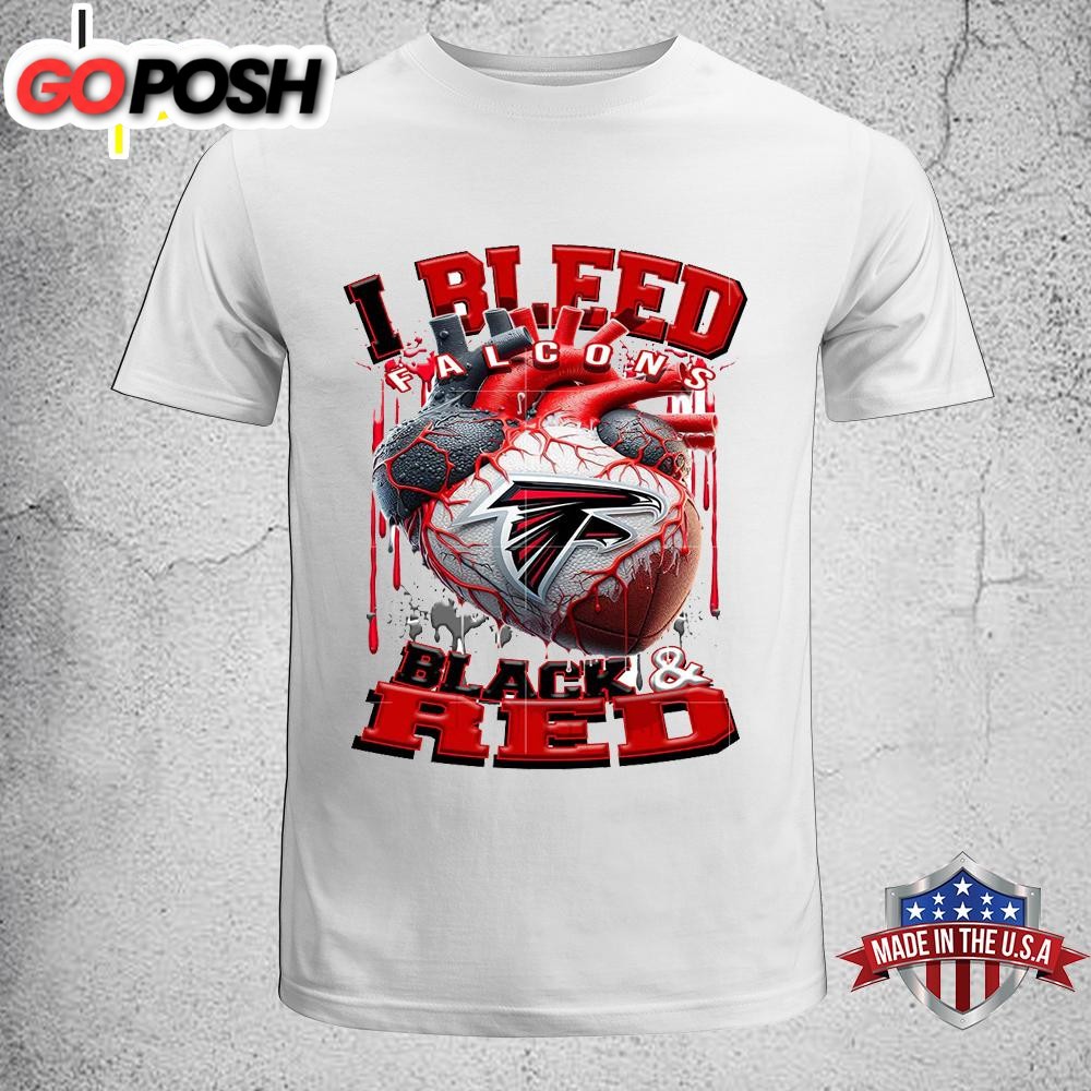 I bleed black Red Falcons Unisex T-Shirt