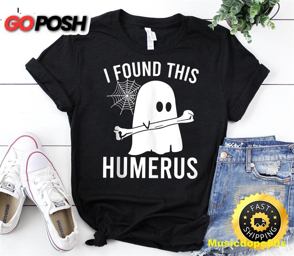 I Found This Humerus Halloween Ghost Orthopaedic Tank Top
