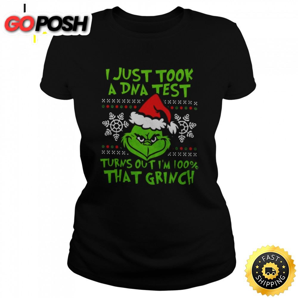 I Just Took A Dna Test Turns Out Im 100 That Grinch Shirt