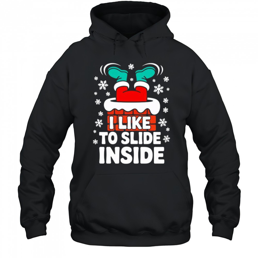 I like to slide inside Christmas Holiday Sublimation shirt