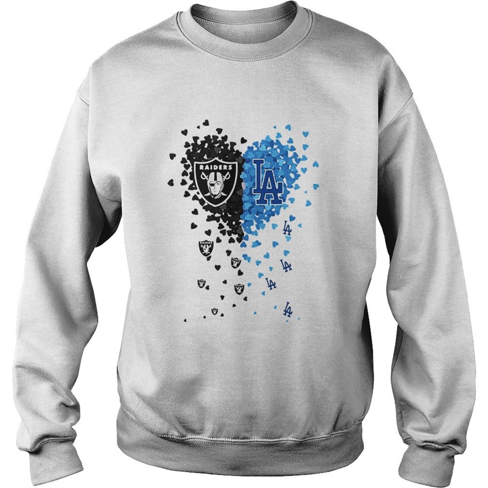 I love Oakland Raiders Los Angeles Dodgers shirt