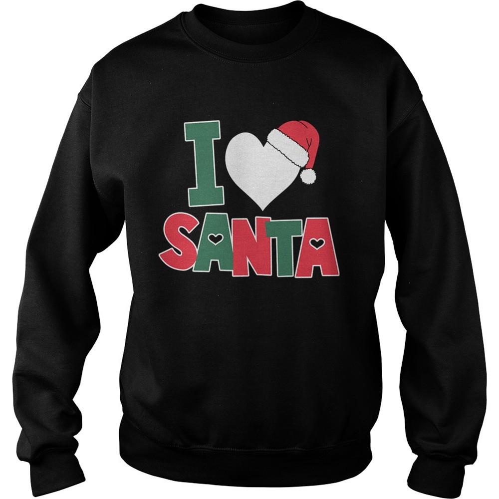 I Love Santa Cute Christmas shirt