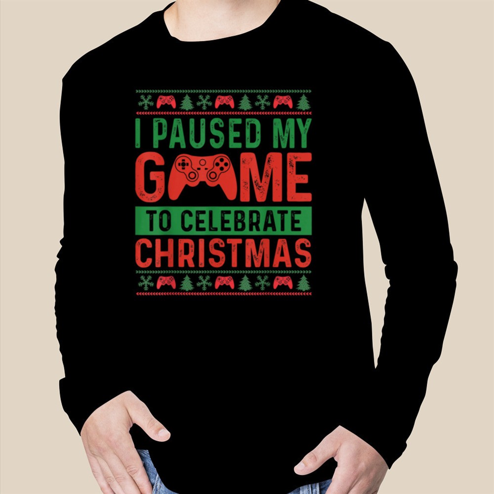 i-paused-my-game-to-celebrate-christmas-pajama-gamers-t-shirt-b0bnpbcpwf-78c8hh3a I Paused My Game To Celebrate Christmas Pajama Gamers T-Shirt B0BNPBCPWF