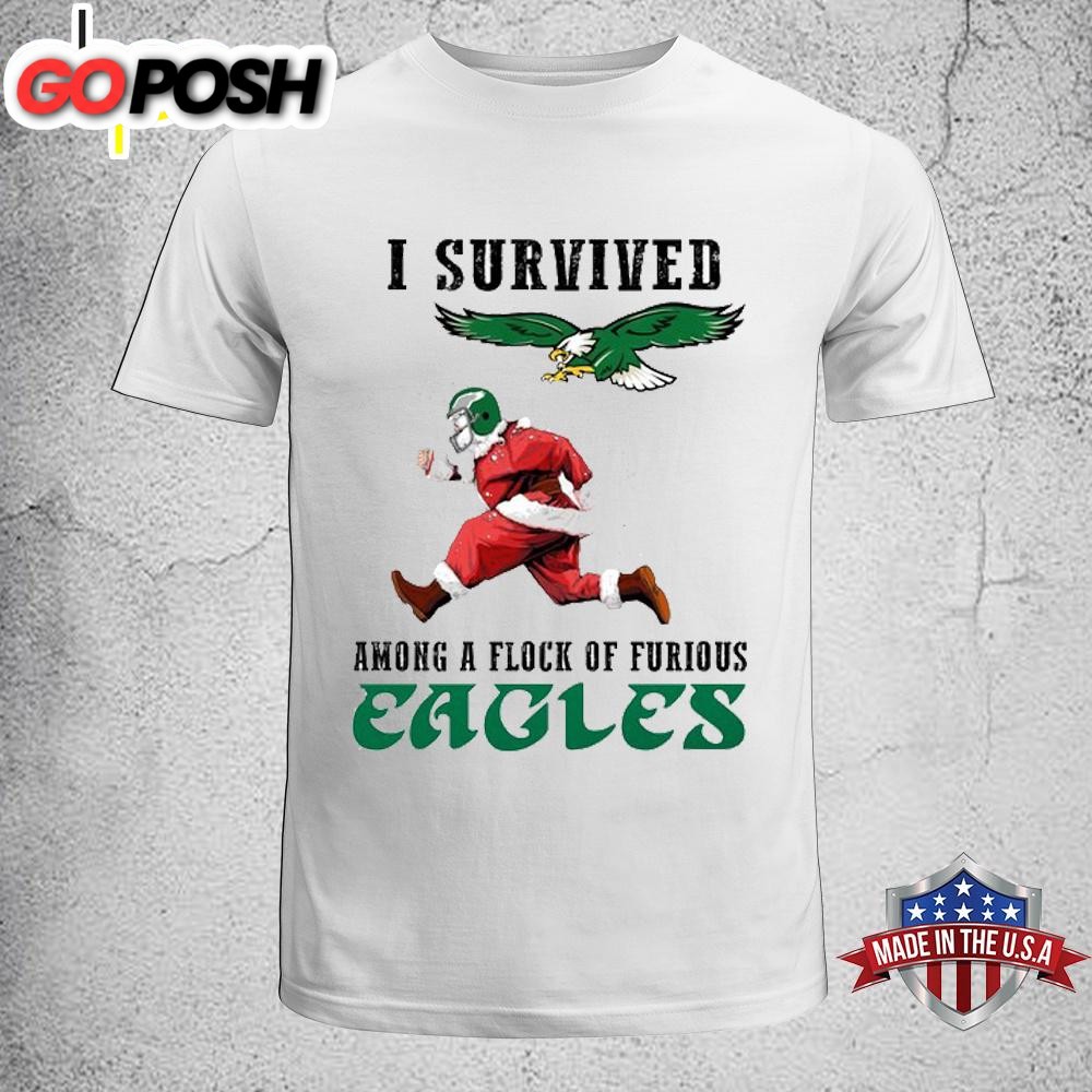 I Survived Among A Flock Of Furious Eagles Unisex T-Shirt