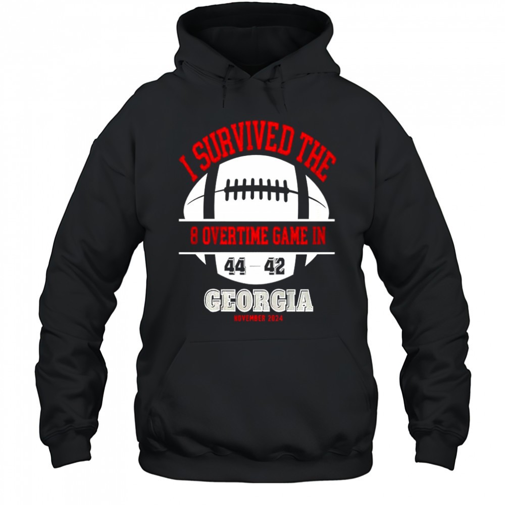 I survived the 8 overtime game in Georgia beat Texas shirt