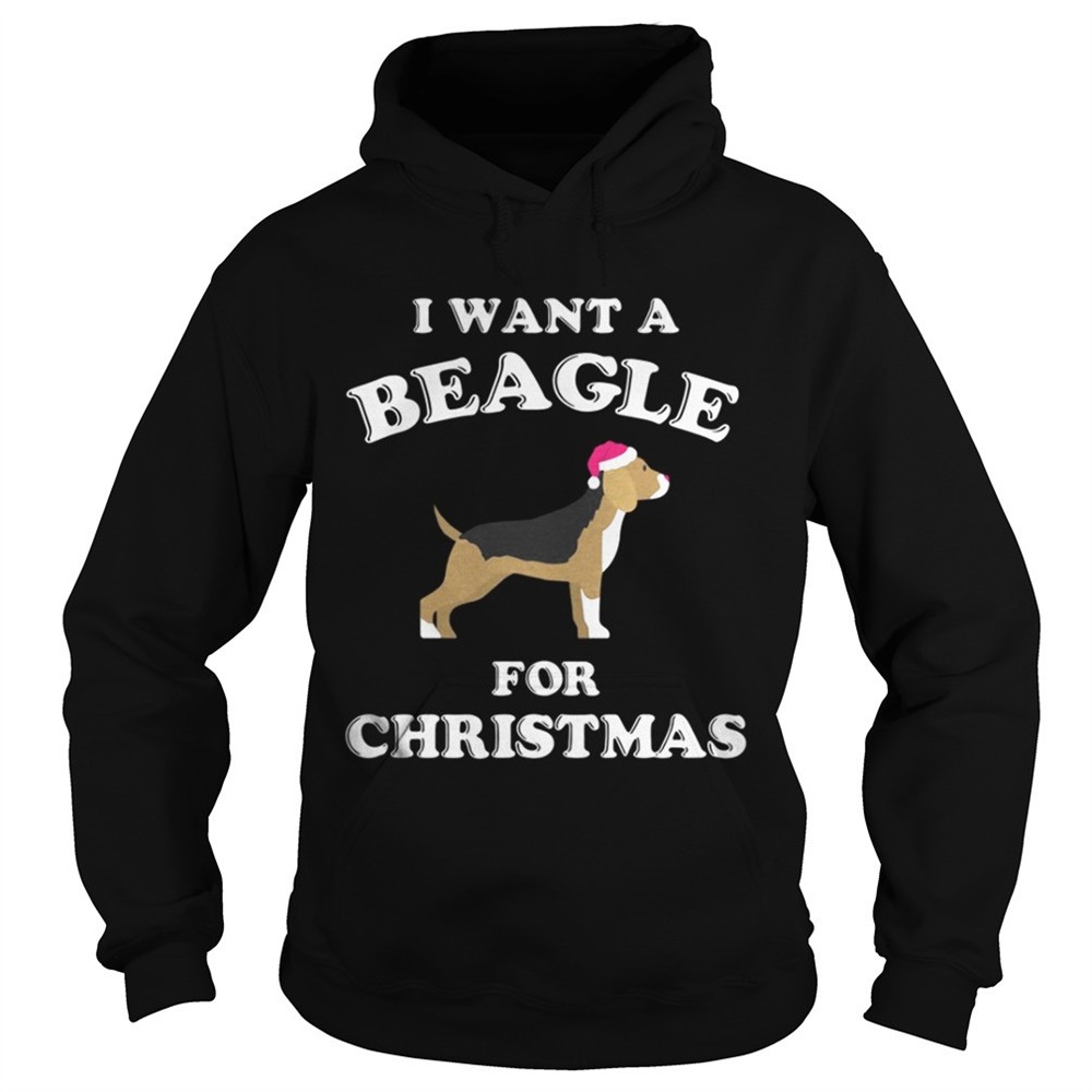 I Want A Beagle For Christmas Shirt
