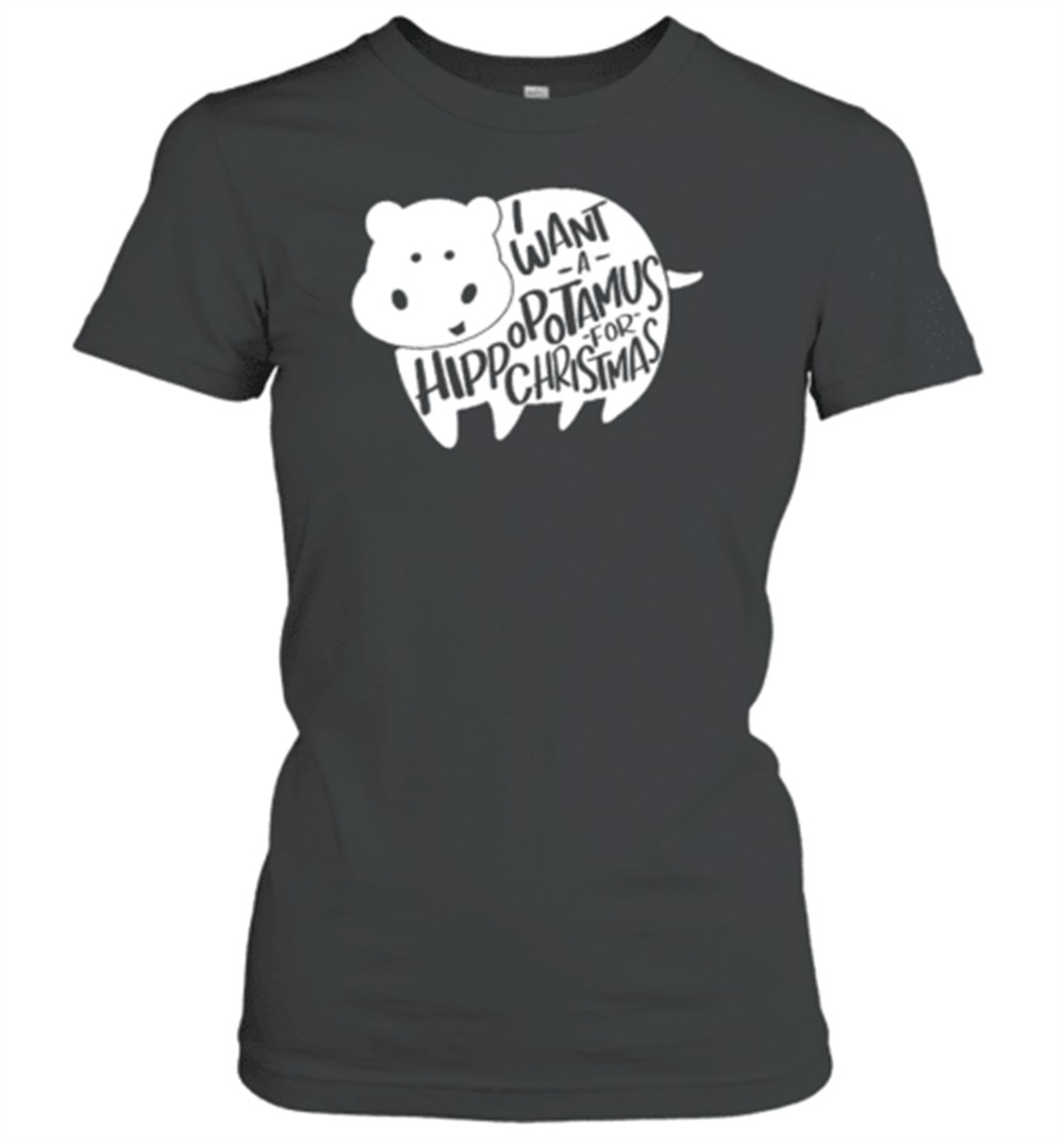 i-want-a-hippopotamus-christmas-teacher-t-shirt-95xh5wji I Want A Hippopotamus Christmas Teacher T-Shirt
