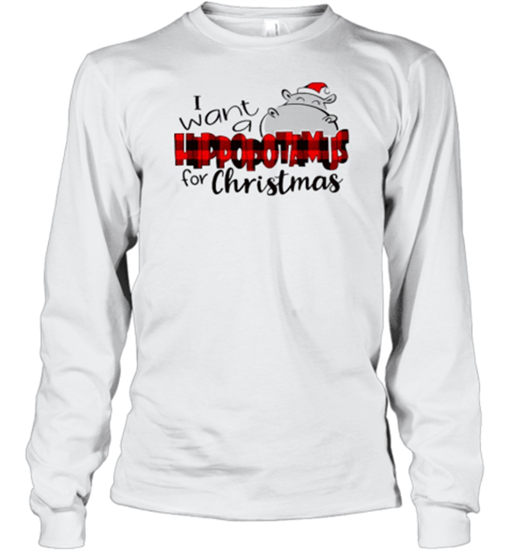 i-want-a-hippopotamus-for-christmas-teacher-t-shirt-adxanqed I Want A Hippopotamus For Christmas Teacher T-Shirt