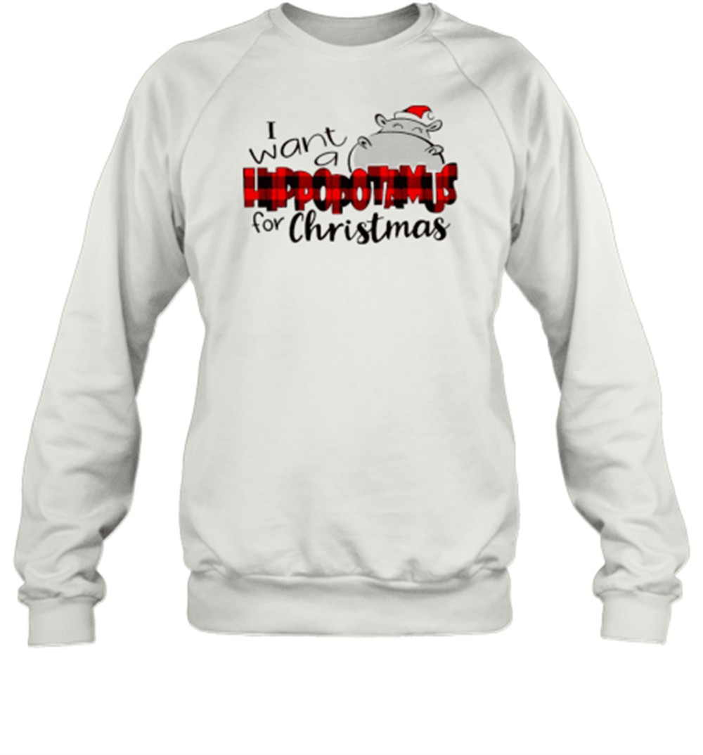 i-want-a-hippopotamus-for-christmas-teacher-t-shirt-adxanqed I Want A Hippopotamus For Christmas Teacher T-Shirt