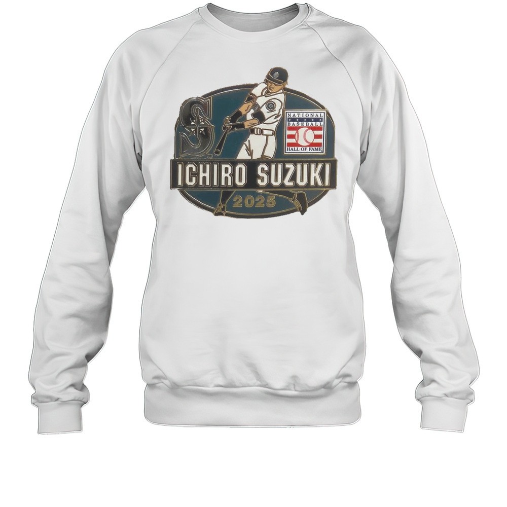 Ichiro Suzuki Seattle Mariners Hall Of Fame Class Of 2025 Collectors Shirt