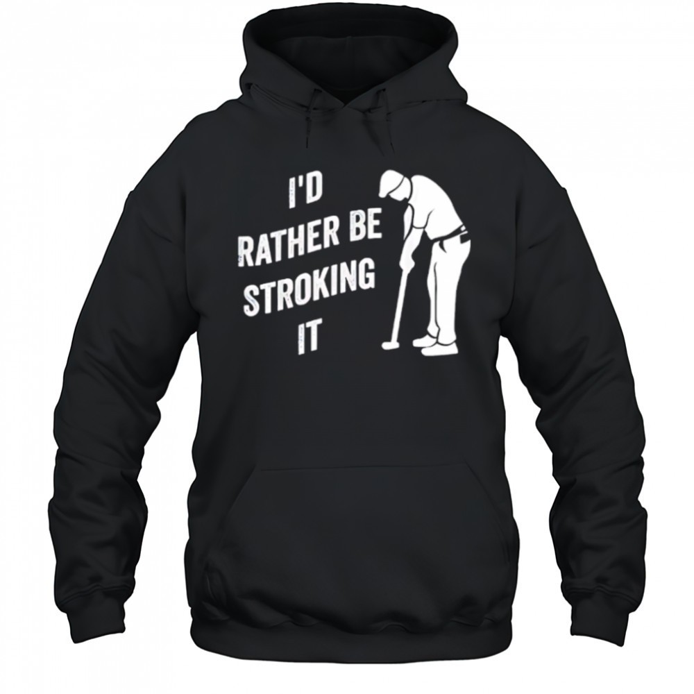 Id Rather Be Snorting It Golf shirt
