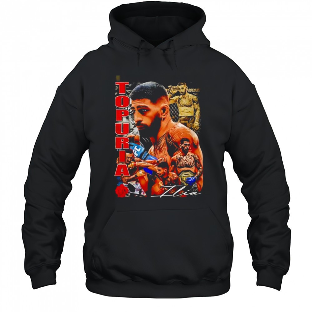 Ilia Topuria UFC graphic retro shirt