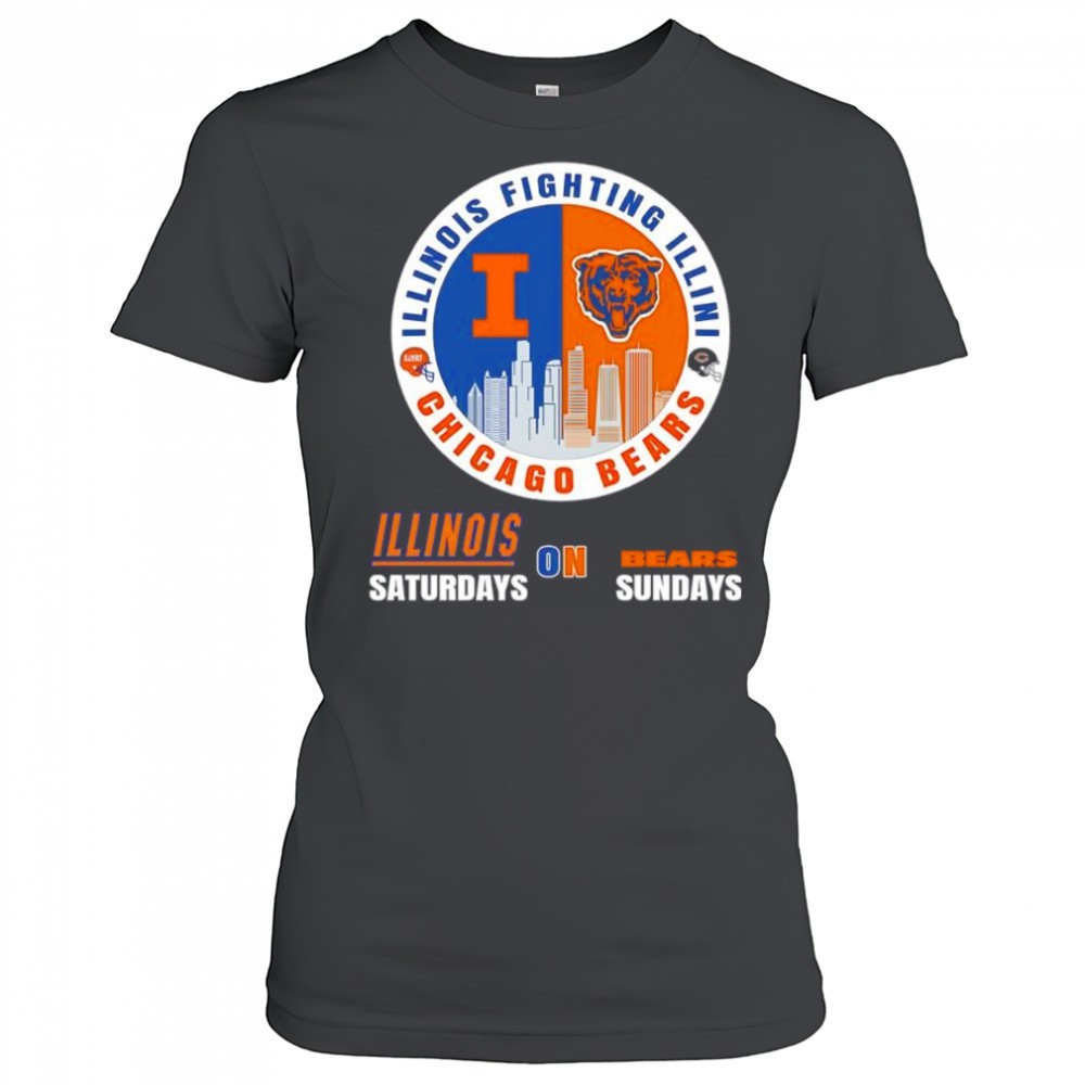 illinois-fighting-illini-saturdays-on-chicago-bears-sundays-helmet-logo-shirt-rv92eyw5 Illinois Fighting Illini Saturdays on Chicago Bears Sundays helmet logo shirt