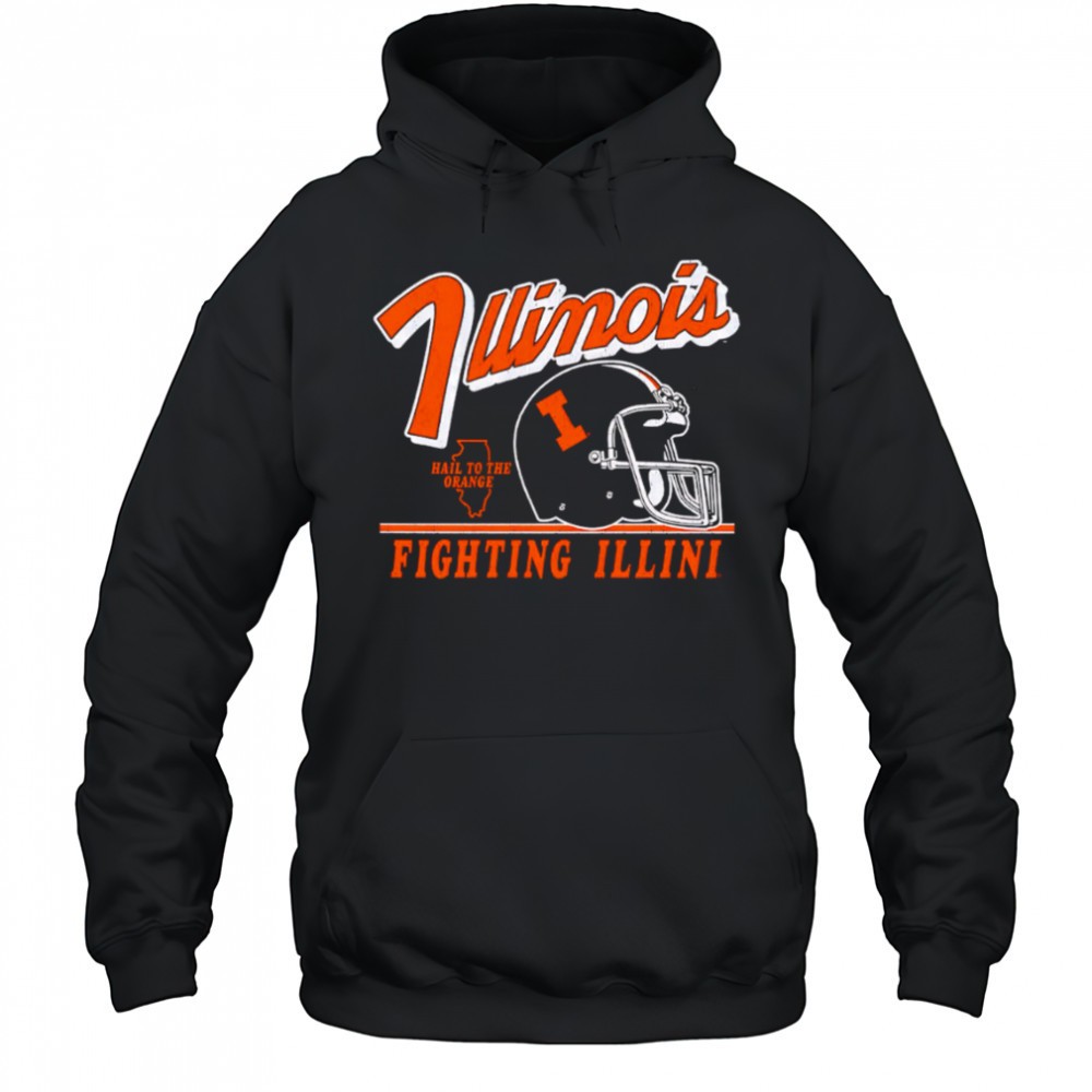 Illinois Fighting Illini Vintage Fly By Vintage Helmet shirt