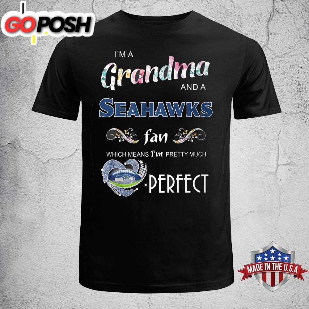 I’m A Grandma And A Seattle Seahawks Fan Unisex T-Shirt