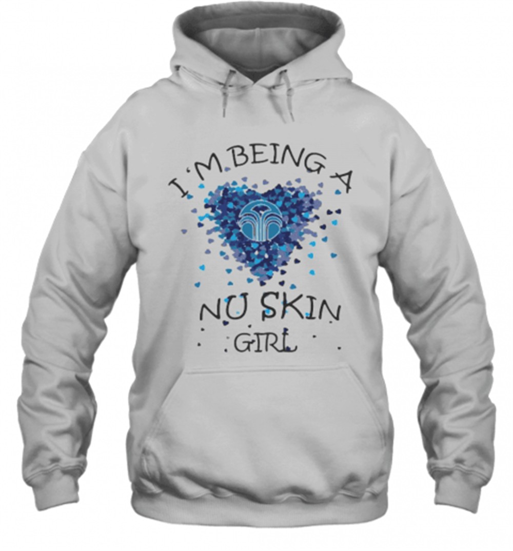 IM Being A Nu Skin Girl Hearts T-Shirt